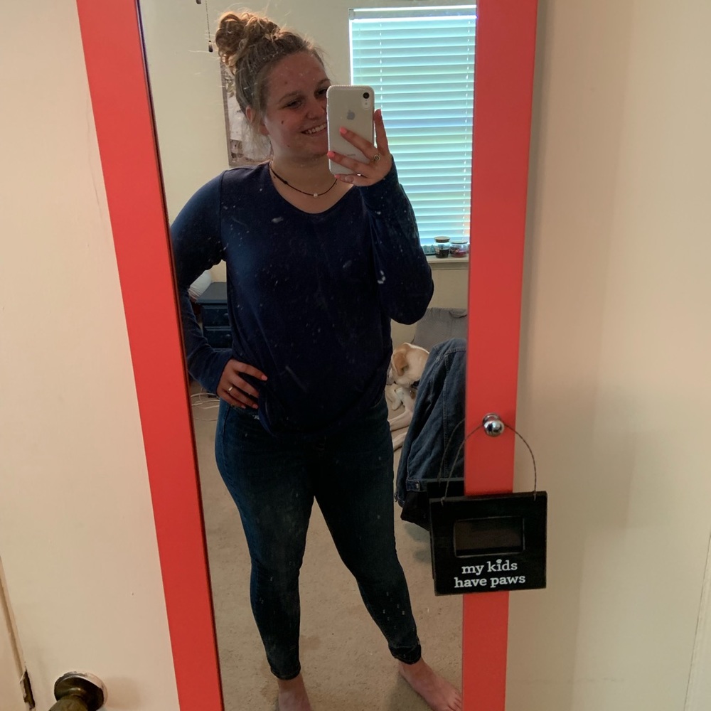 Athletic long sleeve top